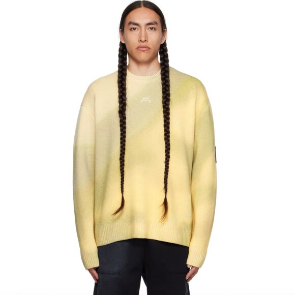 A-COLD-WALL*ACW Gradient Knit Sweater (Yellow Size M)